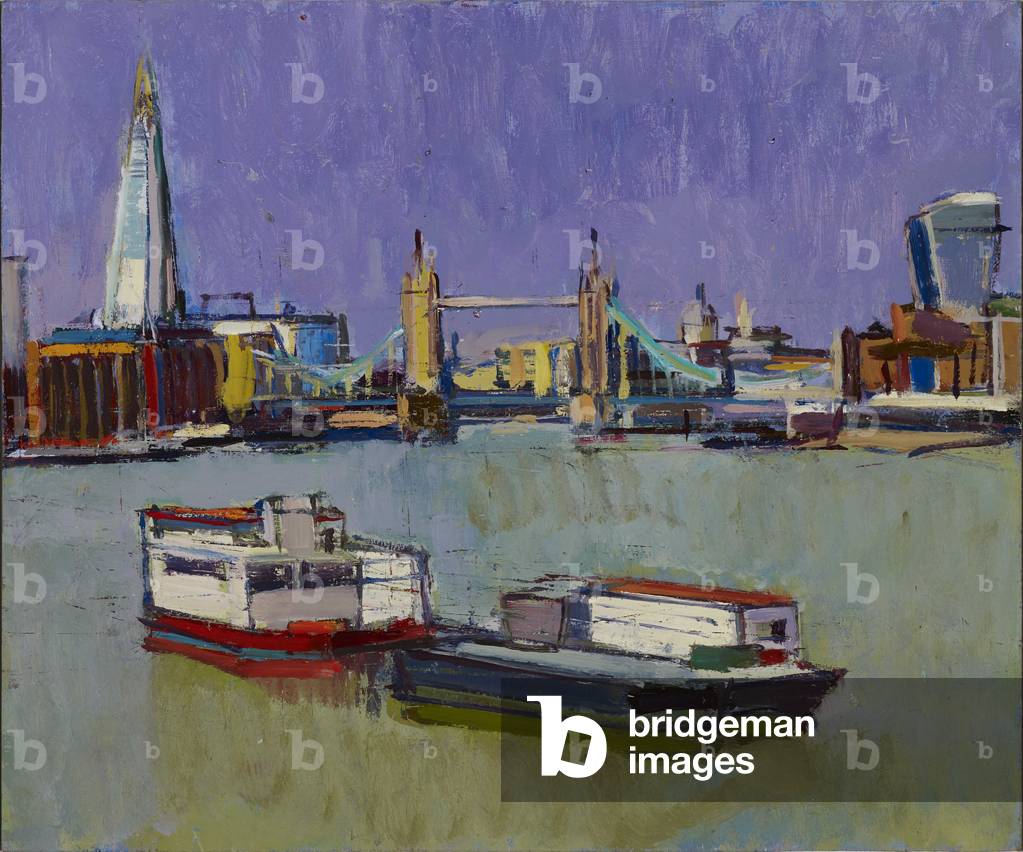 Immagine di Dipinto "Da Rotherhithe" 2012 di Daniel Preece