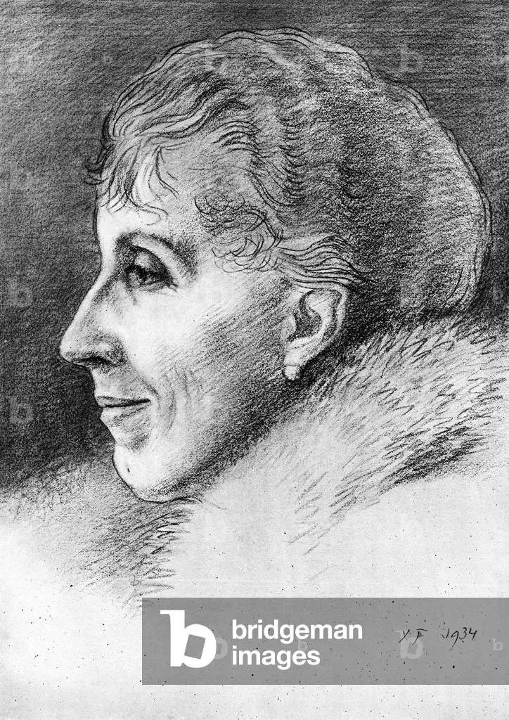 Isak Dinesen par Christopher Fremantle, b/w