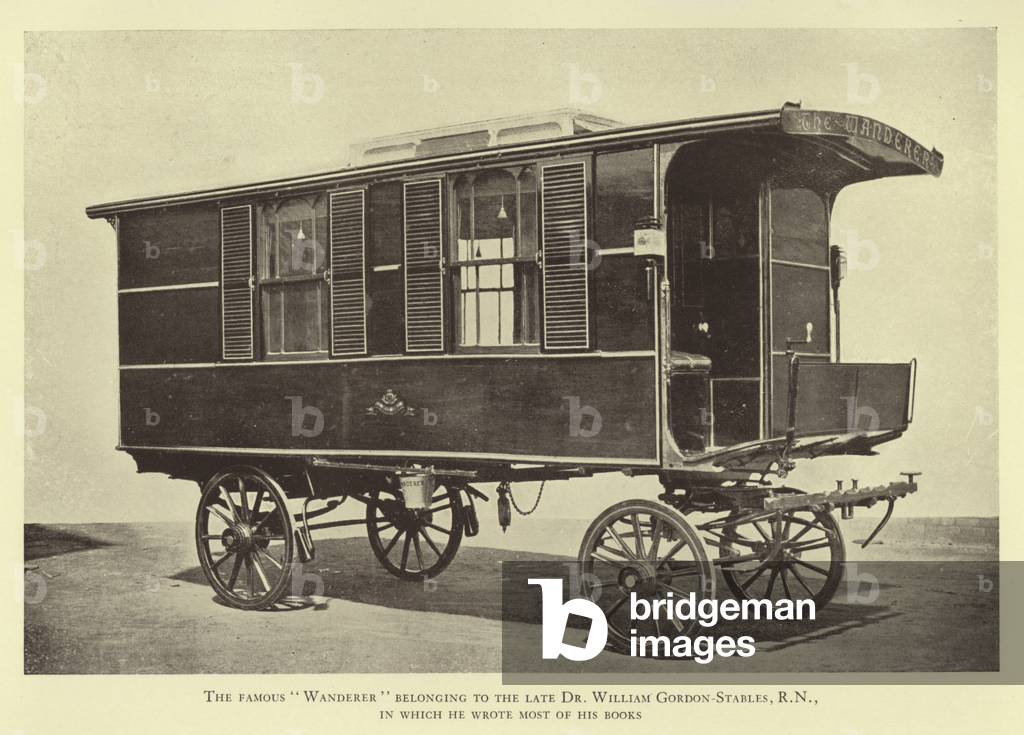 Bild von Fotografie "Der berühmte „Wanderer“ des verstorbenen Dr. William Gordon-Stables" 1901 von English Pho