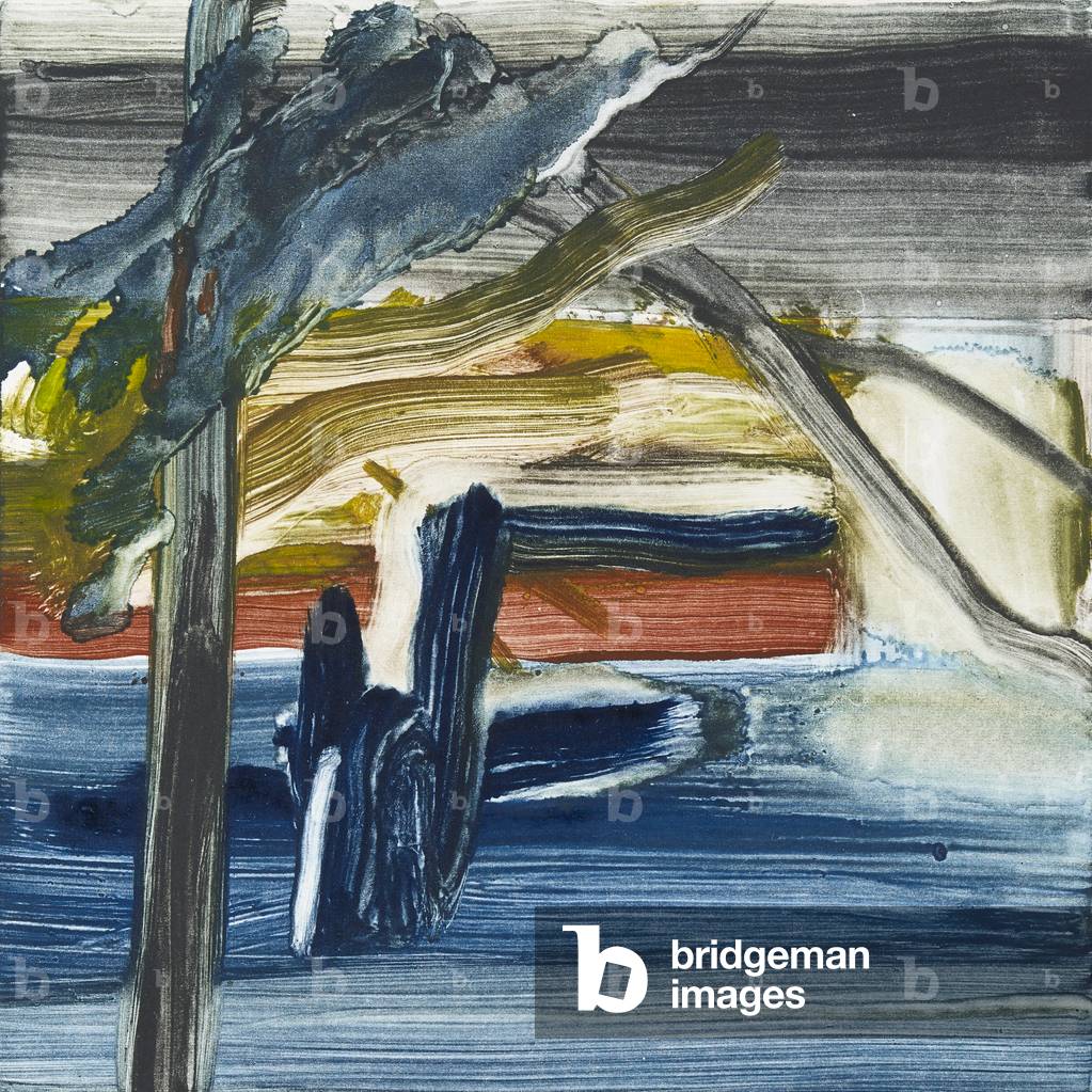 Arching Branches, 2018 (monotype)