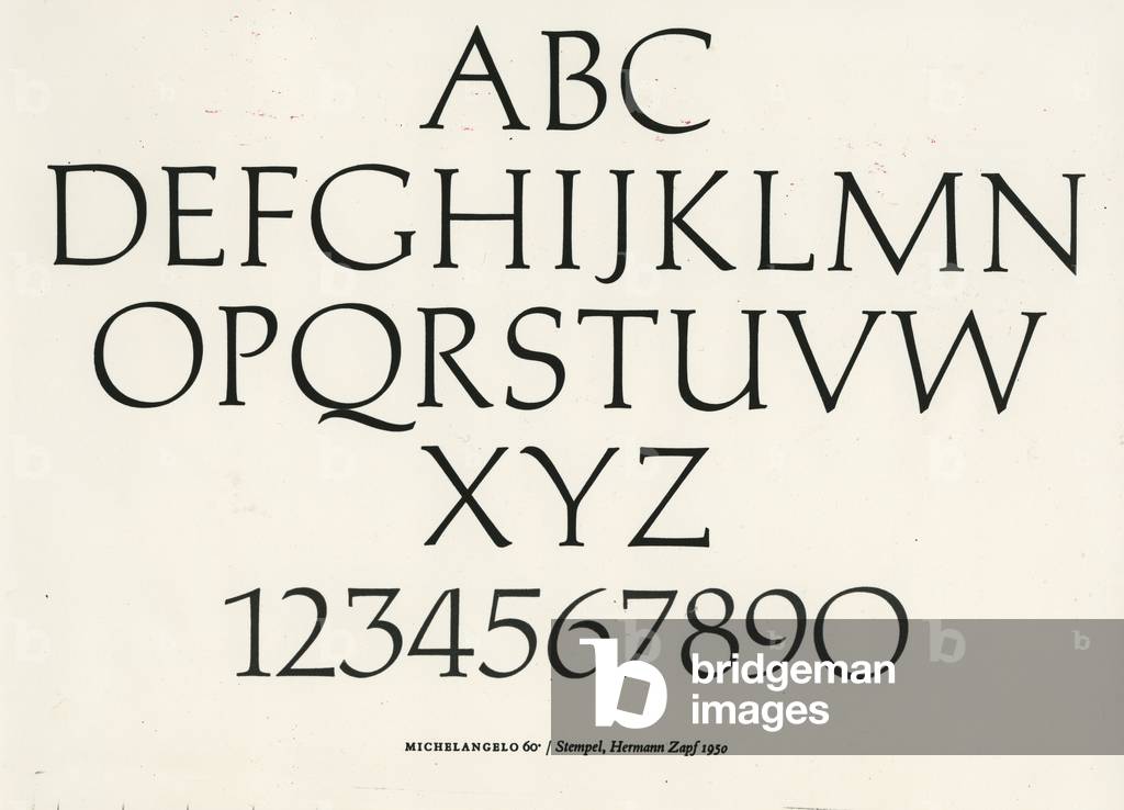 Michelangelo Alphabet