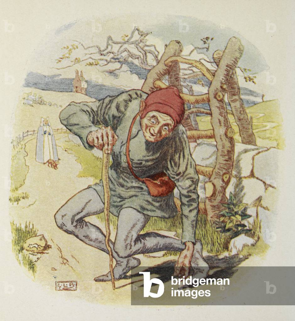 Image of 'There was a crooked man in a little crooked