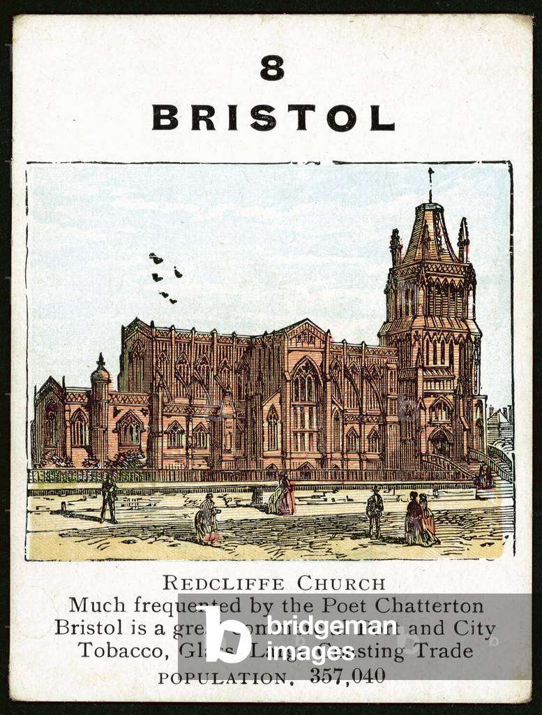 "Bristol (Farbe litho)" von English School