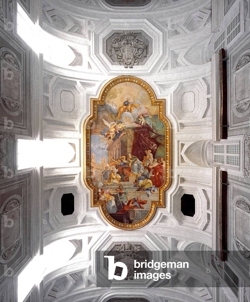 Bild von Gemälde "Renaissance - Architektur: Decke - Wunder der Ketten - San Pietro in Vincoli" 1706 von Giova