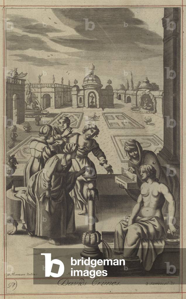 Davids Verbrechen (Gravur)