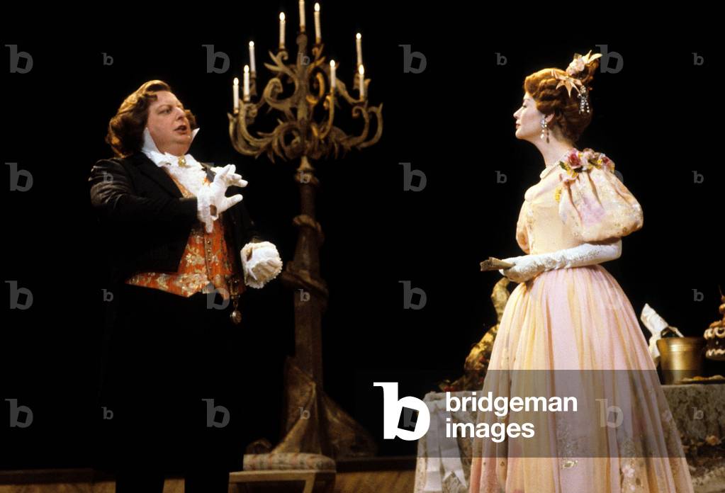 Im Theater heute Abend „La Malibran“ Mit Gerard Caillaud und Yolande Folliot Im April 1984 (Foto)