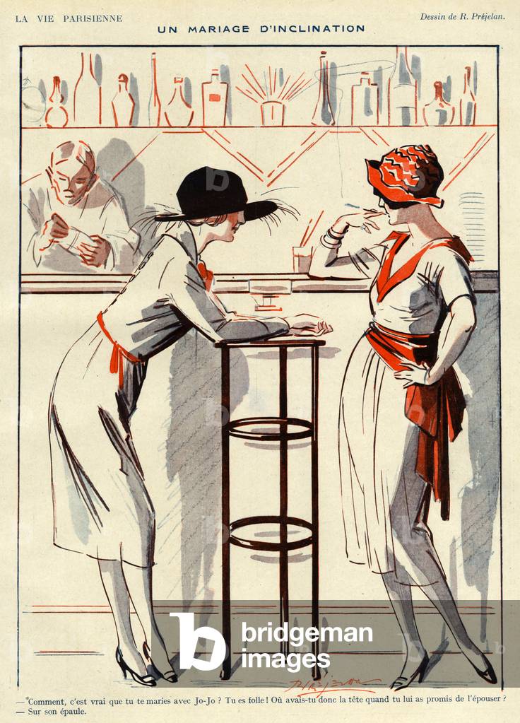 La Vie Parisienne Magazinplatte, Frankreich, 1920er Jahre (Druck)