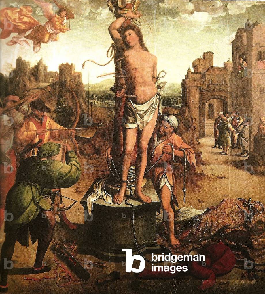 Porträt des Heiligen Sebastiao (St. Sebastian) 1530 (Gemälde)