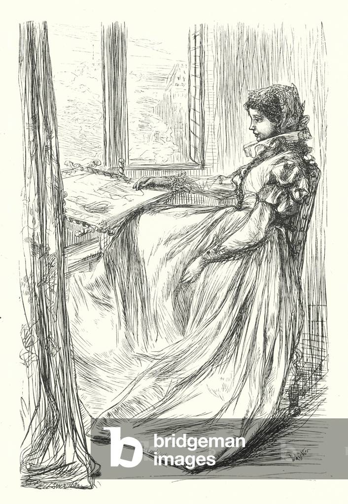 "Lady Mabel's Lovers (Gravur)" von James Abbott McNeill Whistler