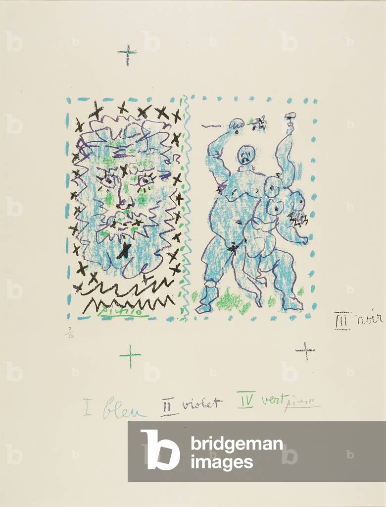 Cover for an Exhibition Catalogue: "Picasso 1956 by Pablo Picasso