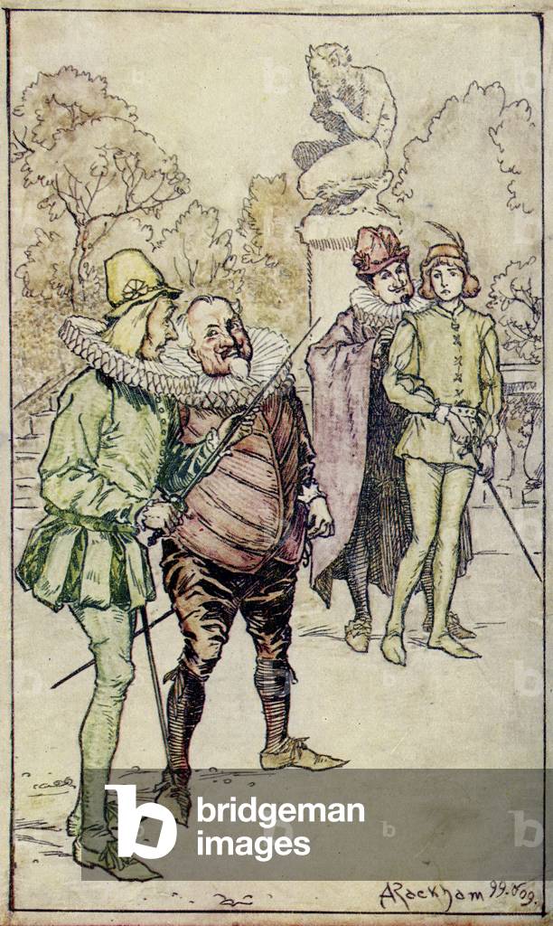 "Timon di Atene di William Shakespeare" di Arthur Rackham