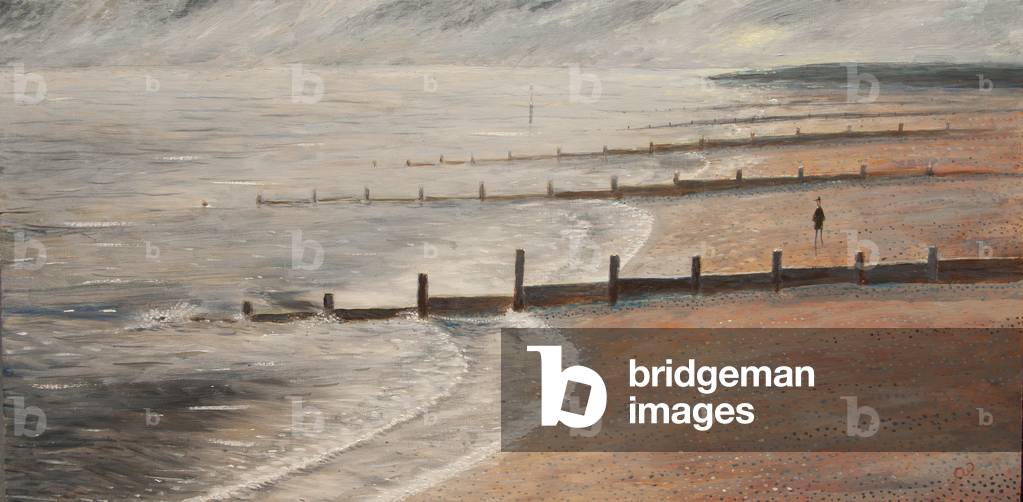 Immagine di Dipinto "The Groynes" 2015 di Chris Ross Williamson