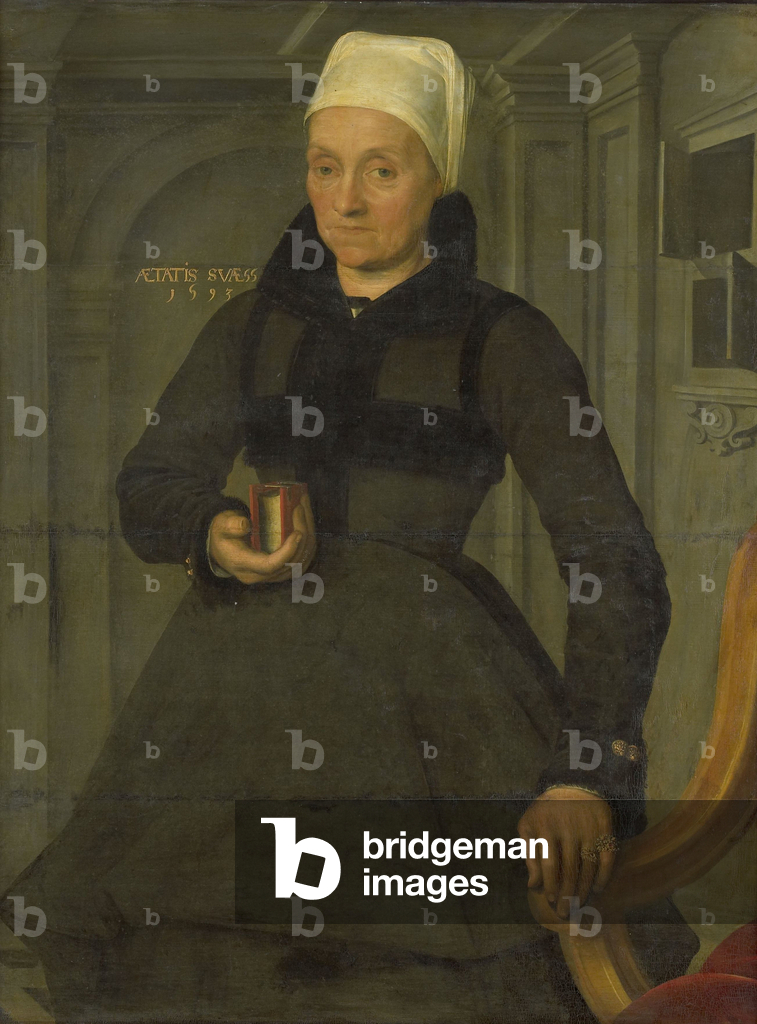 Ritratto di Lysbeth Hendriksdr, 1593 (olio su tavola)