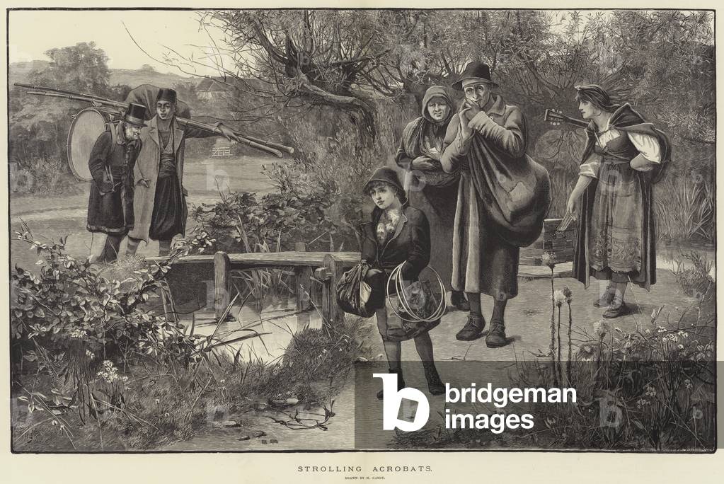 Strolling Acrobats (engraving)