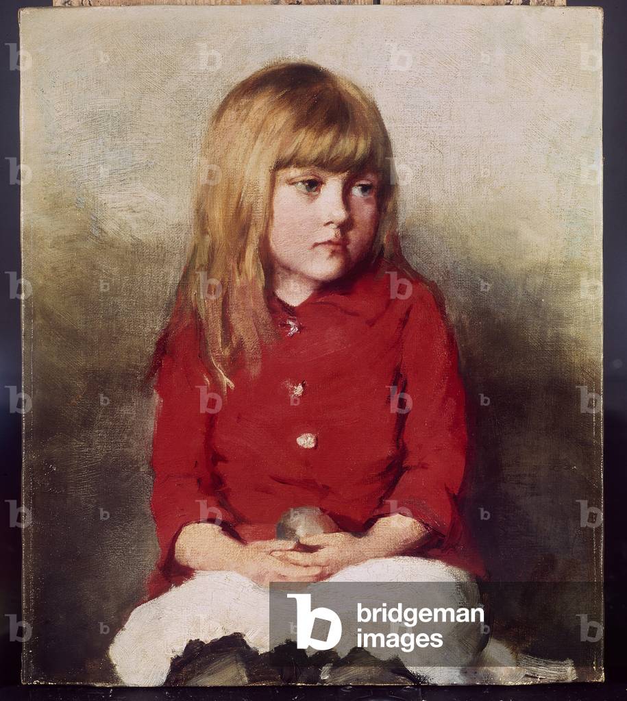 Immagine di Dipinto "Ritratto di una giovane ragazza (olio su tela)" di John Everett Millais