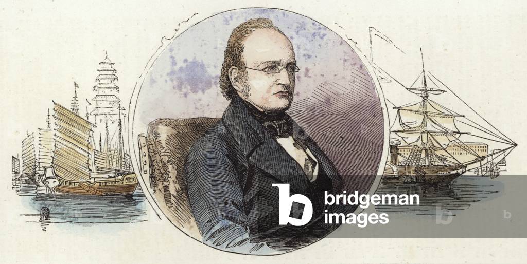 Sir John Bowring (farbige Gravur)