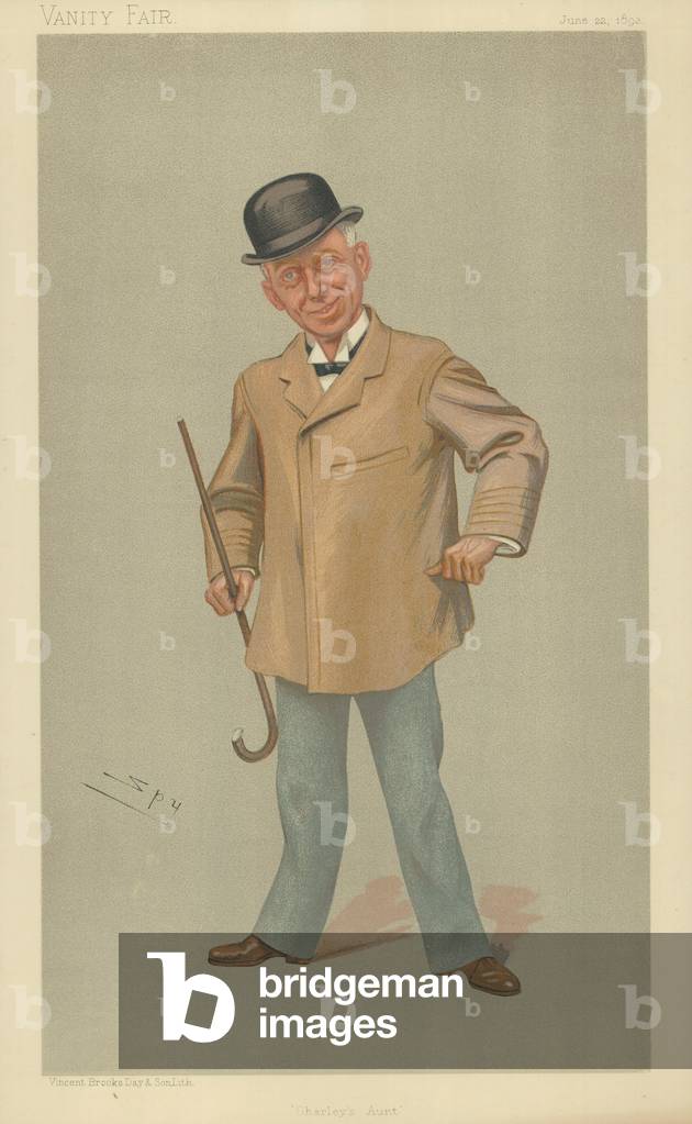 Herr W S Penley (Farbe litho)