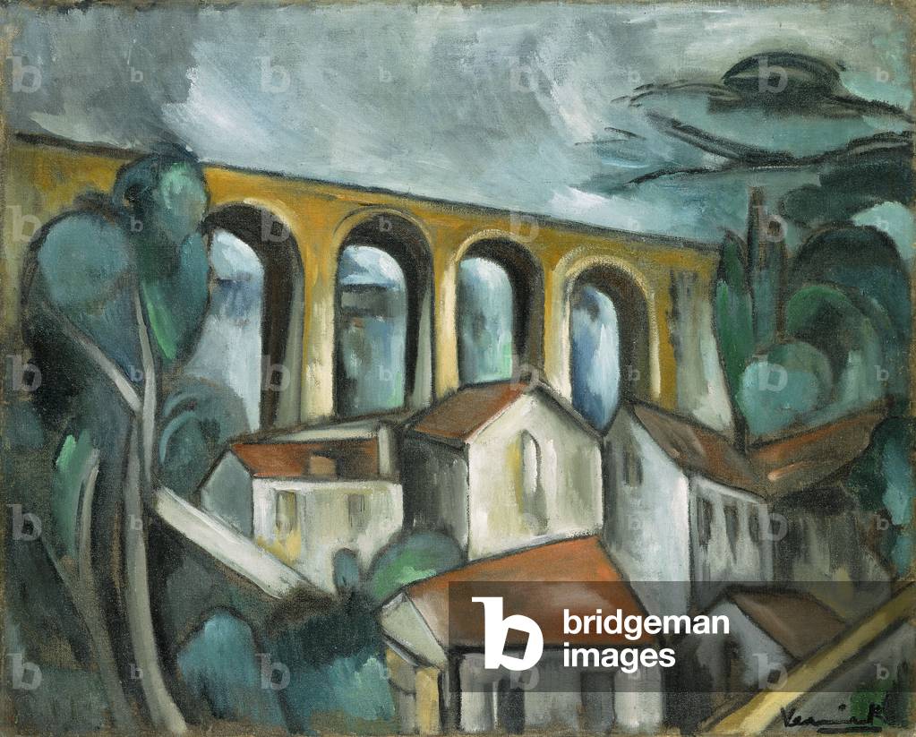 Immagine di Dipinto "Il Viadotto; Le Viaduc" di Maurice de Vlaminck