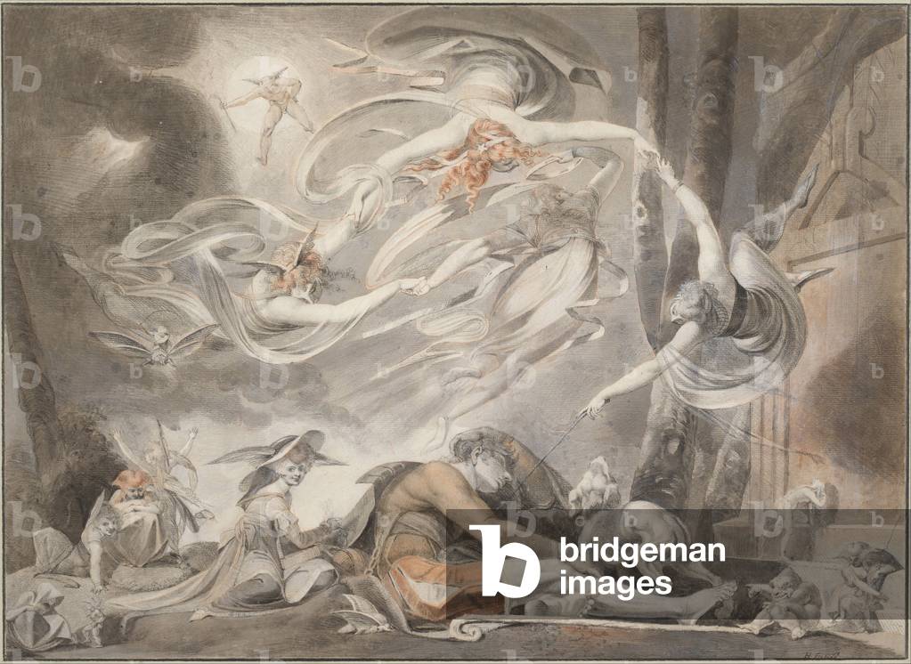 Immagine di Disegno "Il sogno del pastore" 1786 di Johann Heinrich) Fuseli