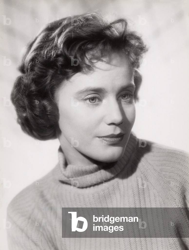 L'attrice austriaca svizzera Maria Schell, Germania metà anni '50 (foto in b/n)