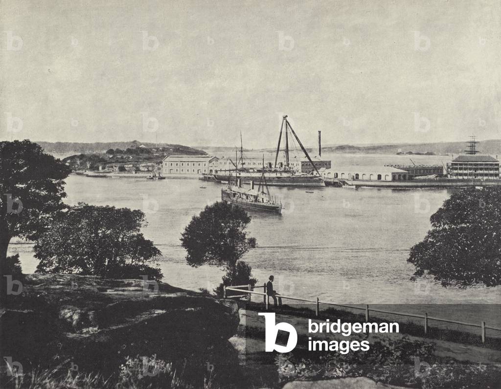 Bild von Fotografie "Gargen Insel (s/w Foto)" von English photographer