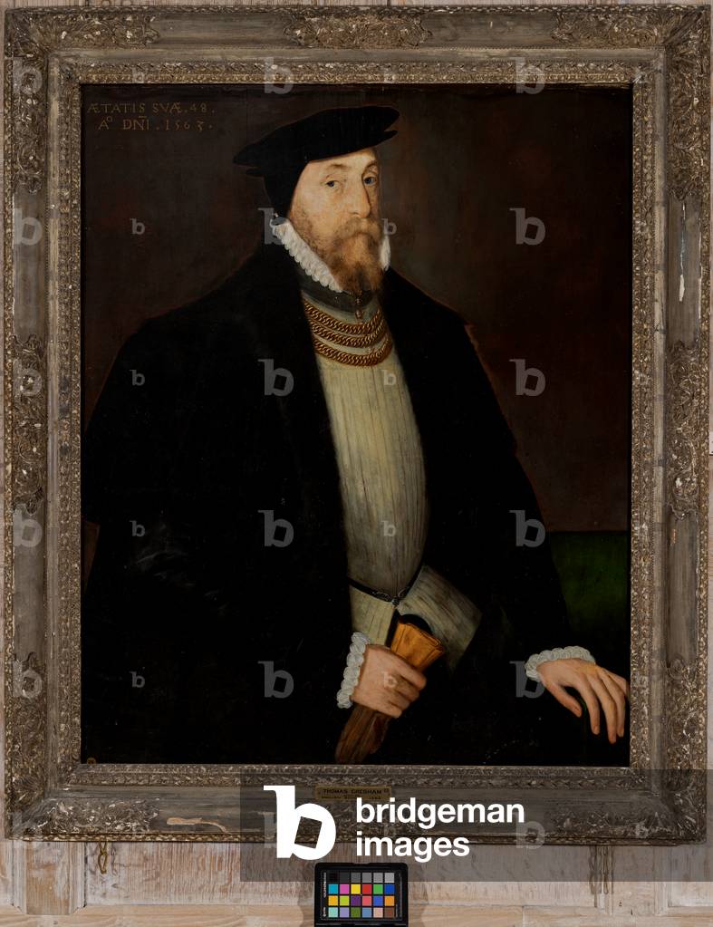 Bild von Gemälde "Sir Thomas Gresham (um 1518-1579)" 1518 von Steven van der Meulen