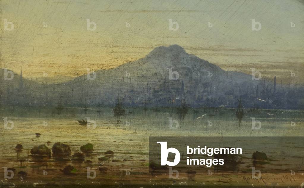 Dundee aus Newport, 1877 (Öl auf Leinwand)