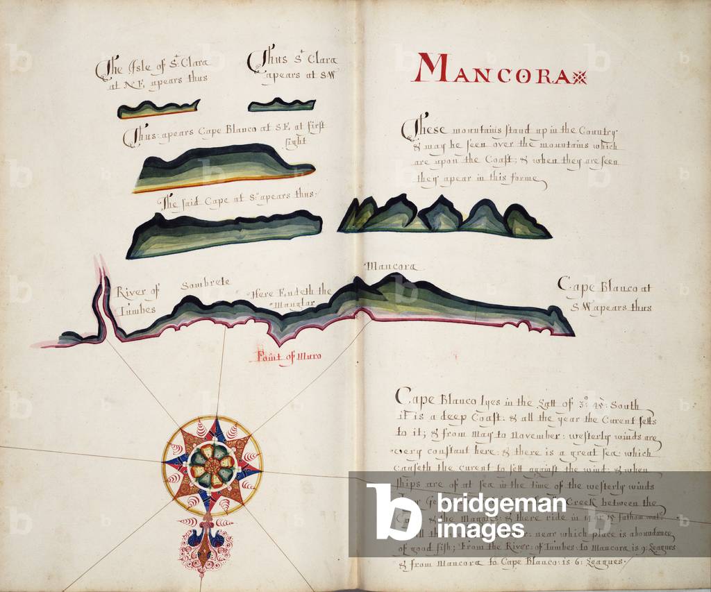 Bild von Karte & Plan "Mancora" 1685 von William Hack