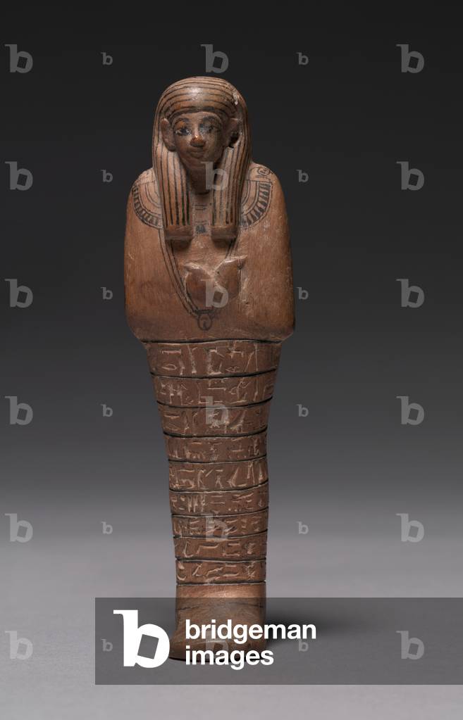 Shawabty von Tashery, New Kingdom, um 1391-1353 v. Chr. (bemalter Tamarisken)