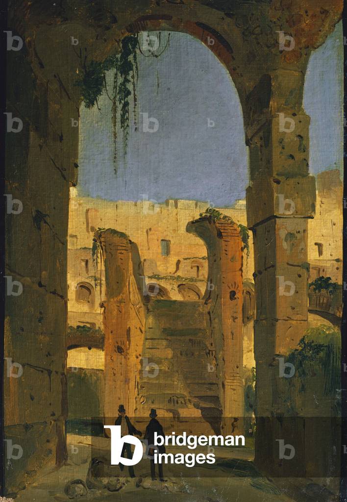 Rovine romane (olio su tela)