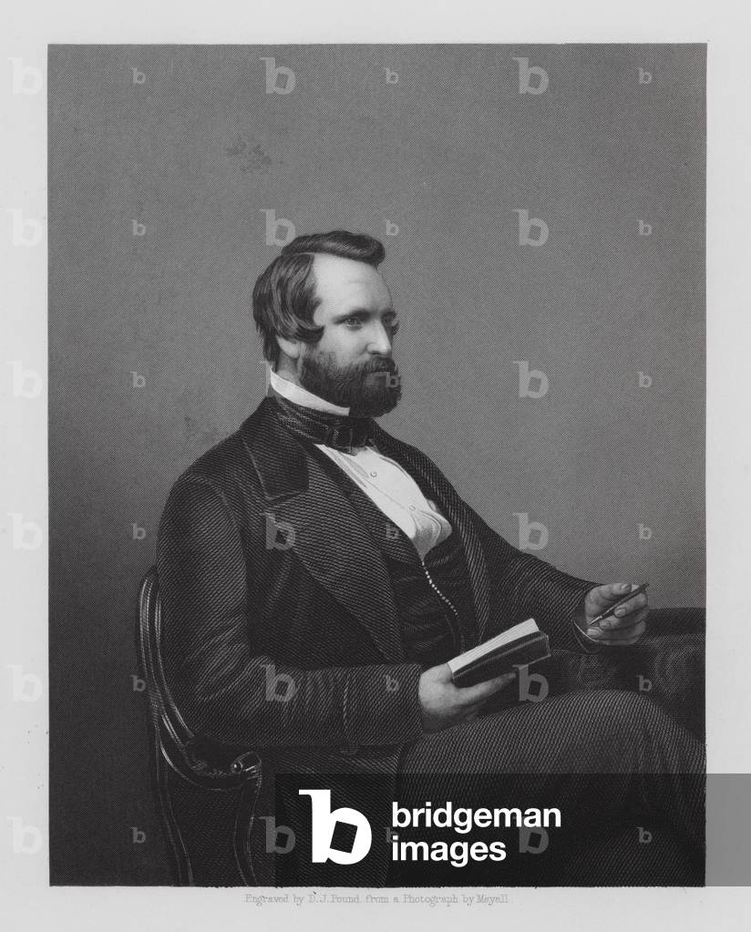 Frank Crossley, politico inglese (incisione)