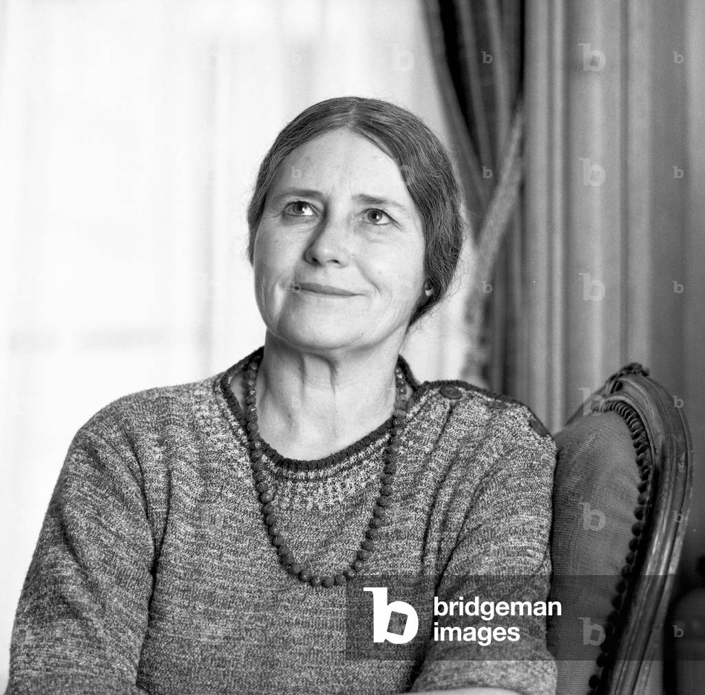 Bild von Fotografie "Doris Lessing" von Louis Monier, b/w