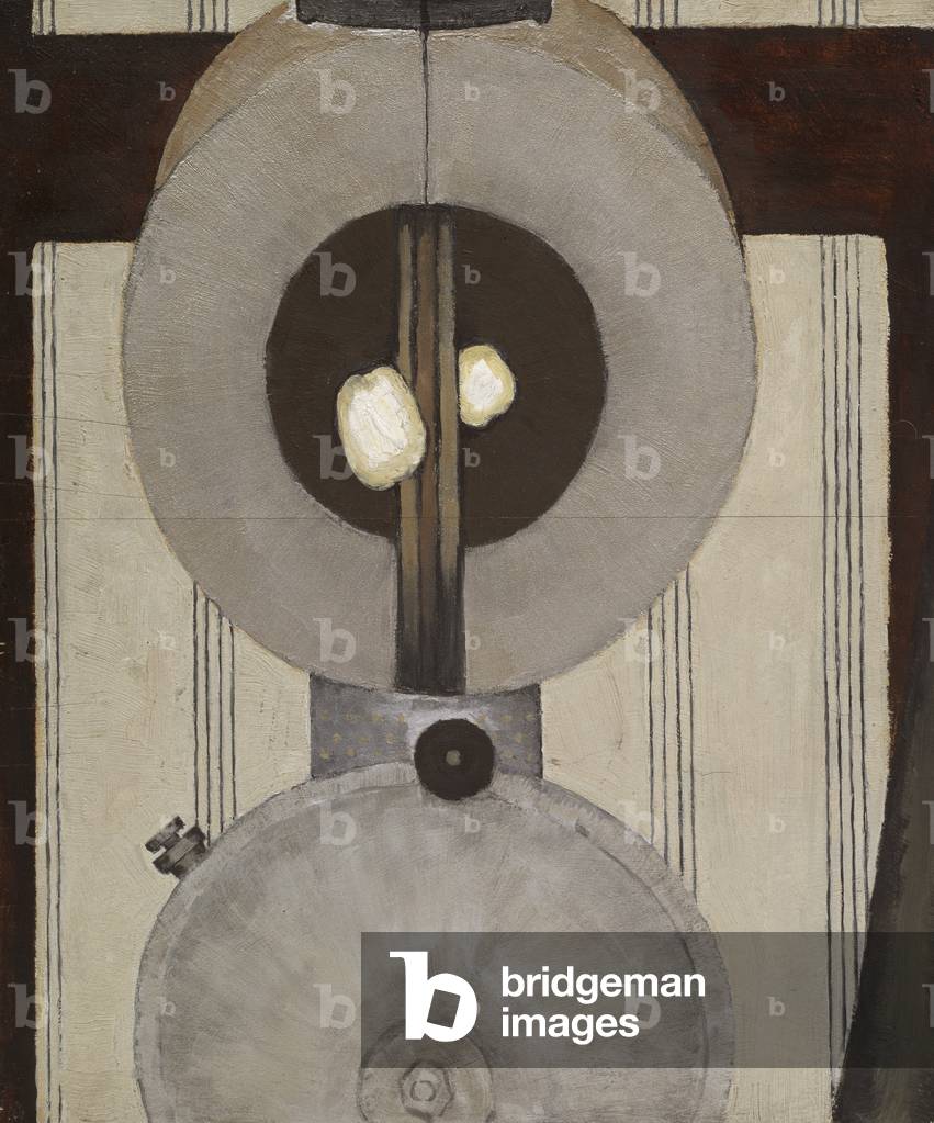 Laterne, um 1922 (Öl- und Silberfarbe auf Holz)