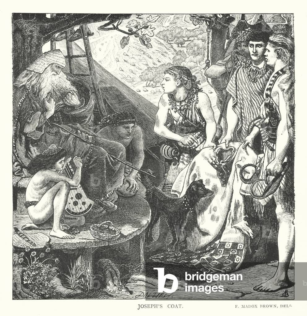 Joseph's Coat (engraving) by Ford Madox Brown