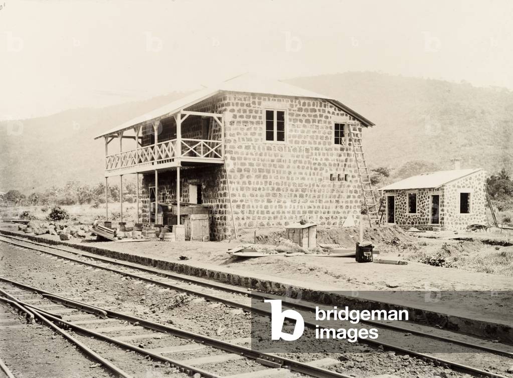 Immagine di Fotografia "[Cline] Town Railway Station" 1898, b/w
