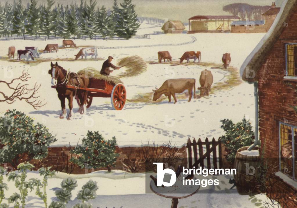 "Winterzeit (Farblitho)" von Douglas Lionel Mays
