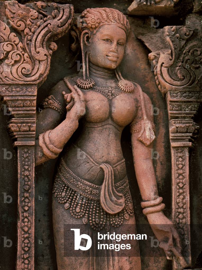 "Banteay Srei", b/w