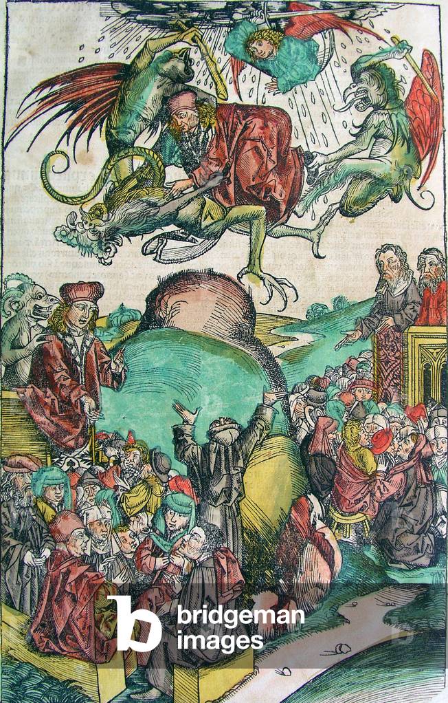 Deutschland: Die Nürnberger Chronik, die Apokalypse.