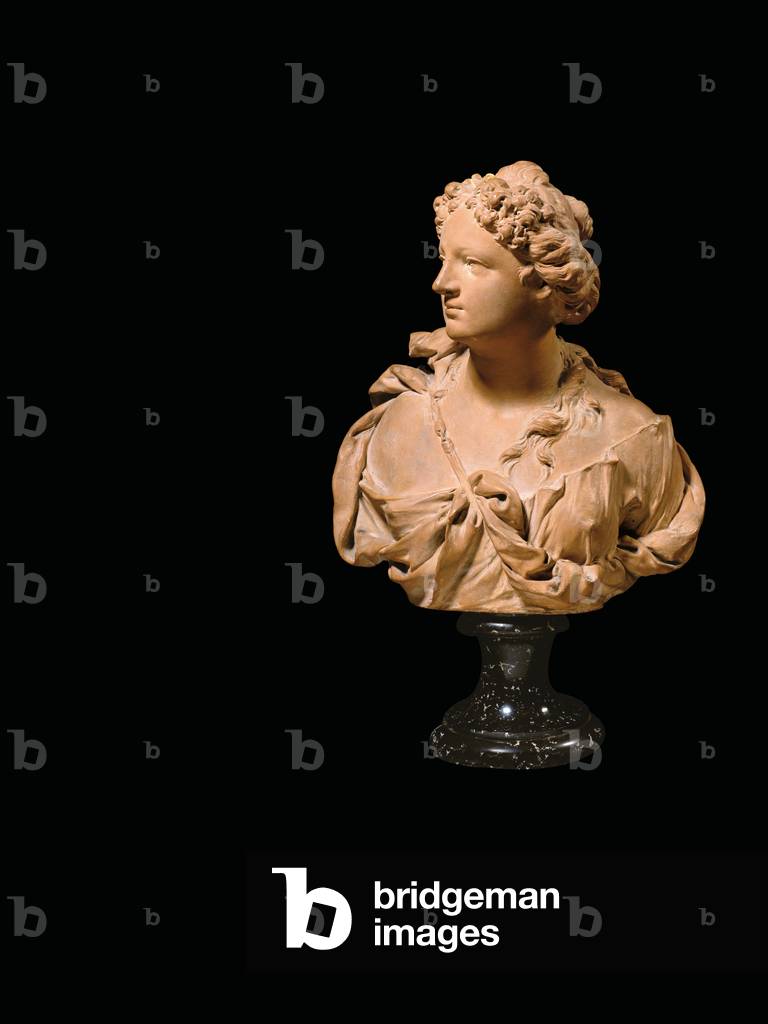 "Büste von Diana (Keramik)", b/w