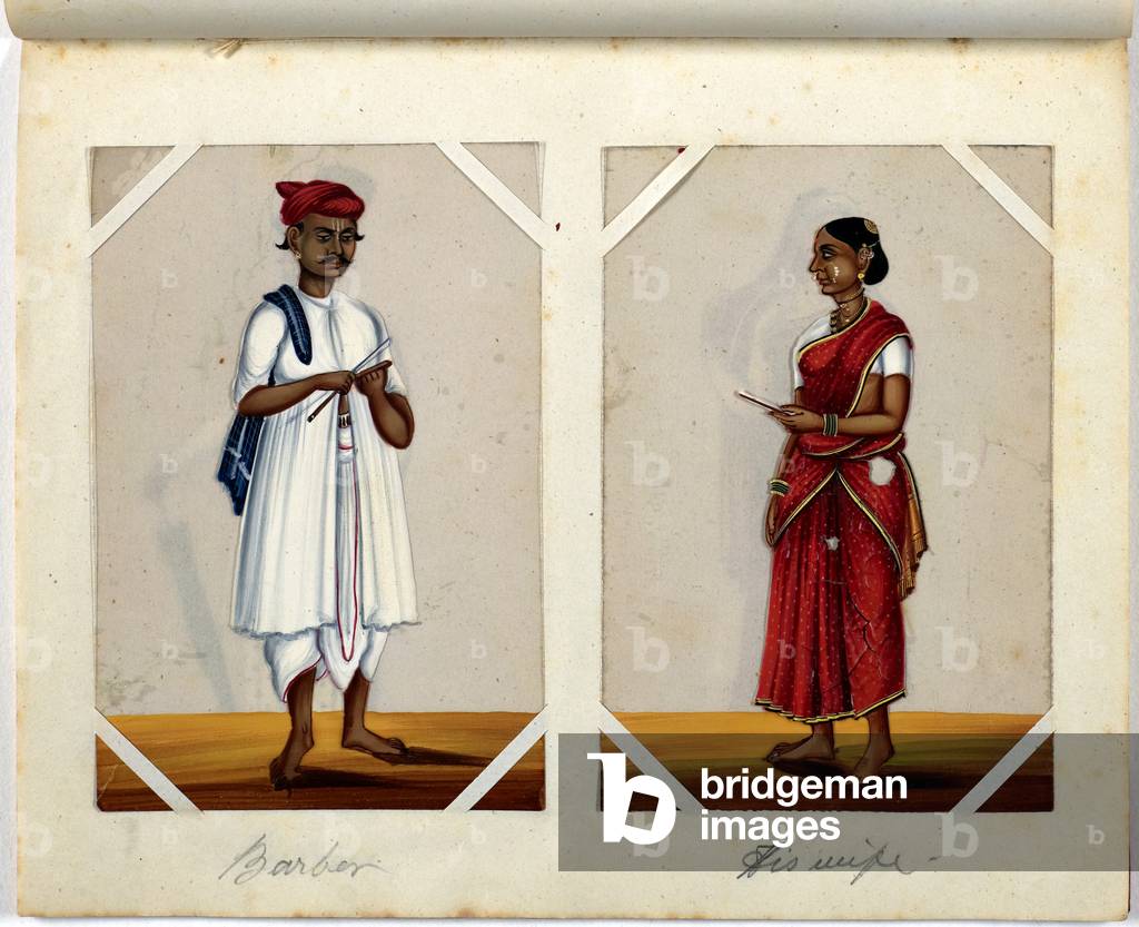 Barbiere e sua moglie (senza carta)