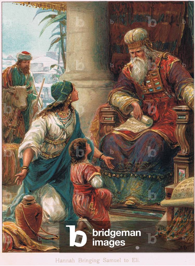 Illustration from 'Bible Stories' by Ernest Nister c.1910 by Robert Ambrose Dudley