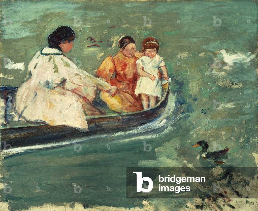 Immagine di Dipinto "Sull'acqua" 1895 di Mary Stevenson Cassatt