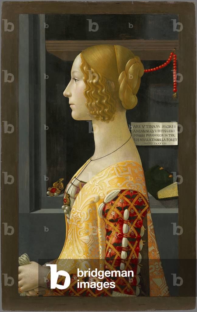 Immagine di Dipinto "Ritratto di Giovanna degli Albizzi Tornabuoni" 1489 di Domenico Ghirlandaio