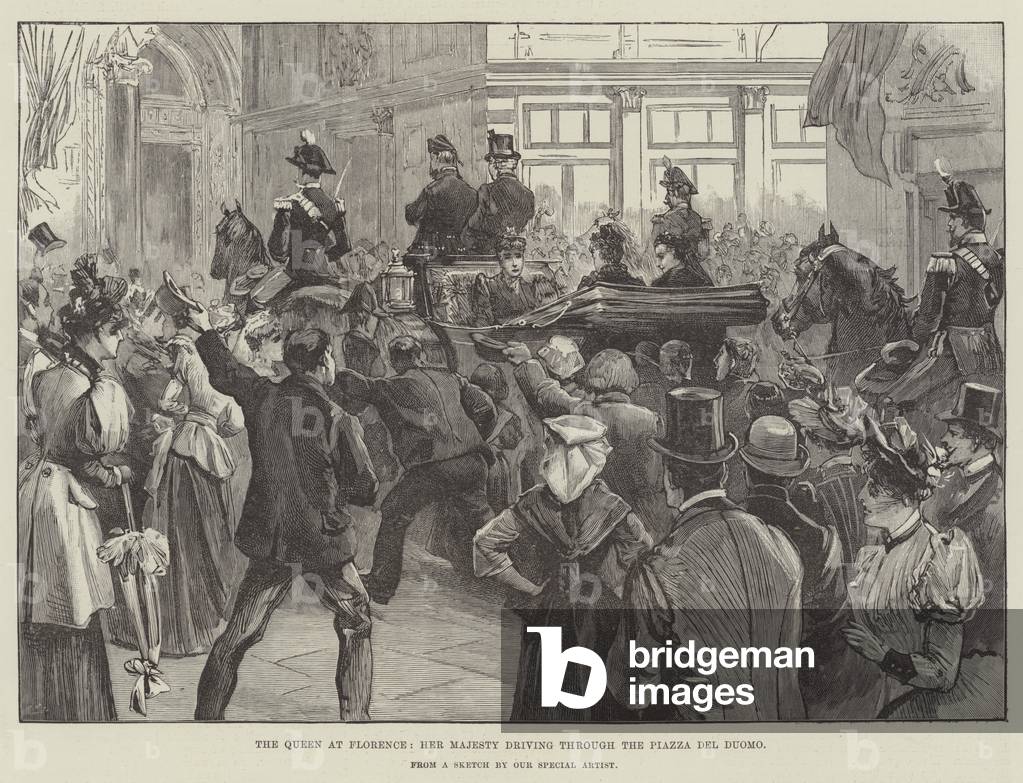 The Queen at Florence by English Artist
