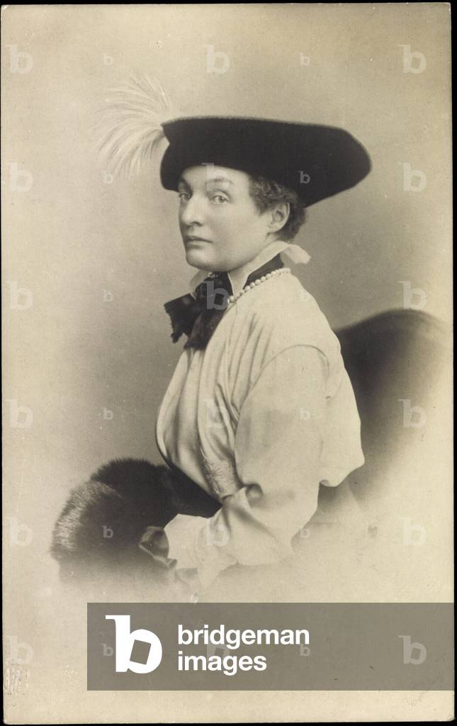 Immagine di Fotografia "Foto Ak Fürstin Margarethe von Thurn u. Taxis" di German Photographer, b/w
