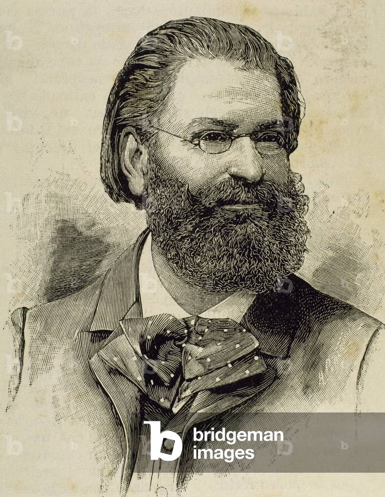 "Porträt von Edouard Adolphe Drumont (1849-1917) (gravieren)"