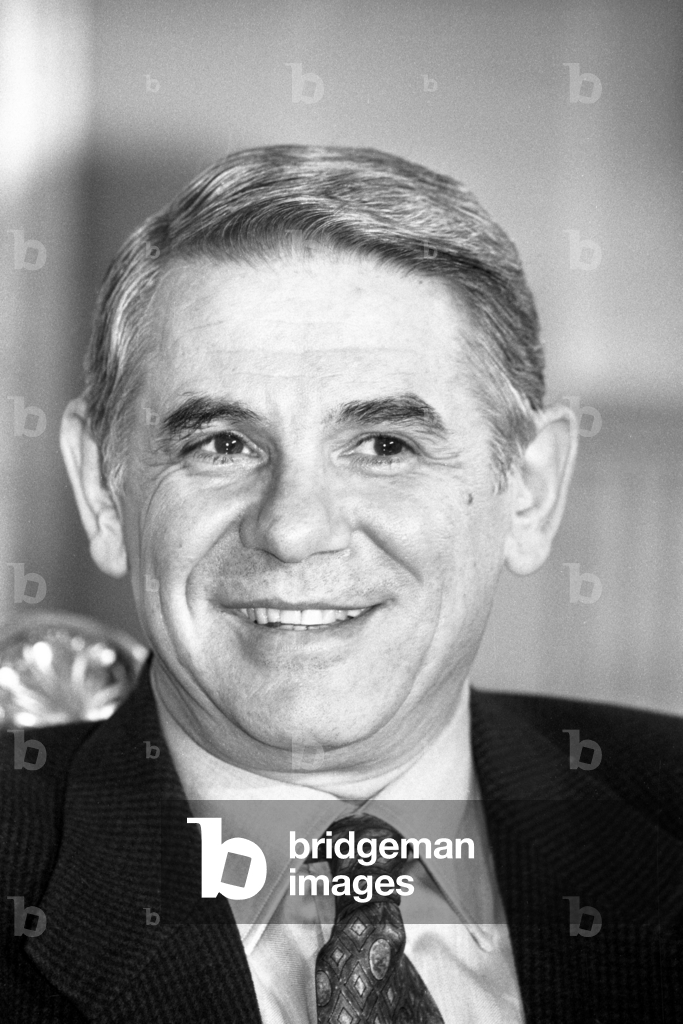 Image of Photography depicting Foreign Minister Teodor Melescanu (Romania) in Bucharest... 1996
