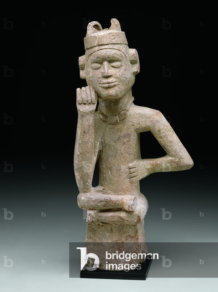 "Sitzende männliche Figur (ntadi)" von Congolese