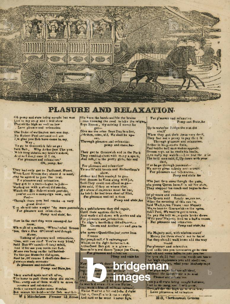 "Plasure und Entspannung (Gravur)" von English School, b/w