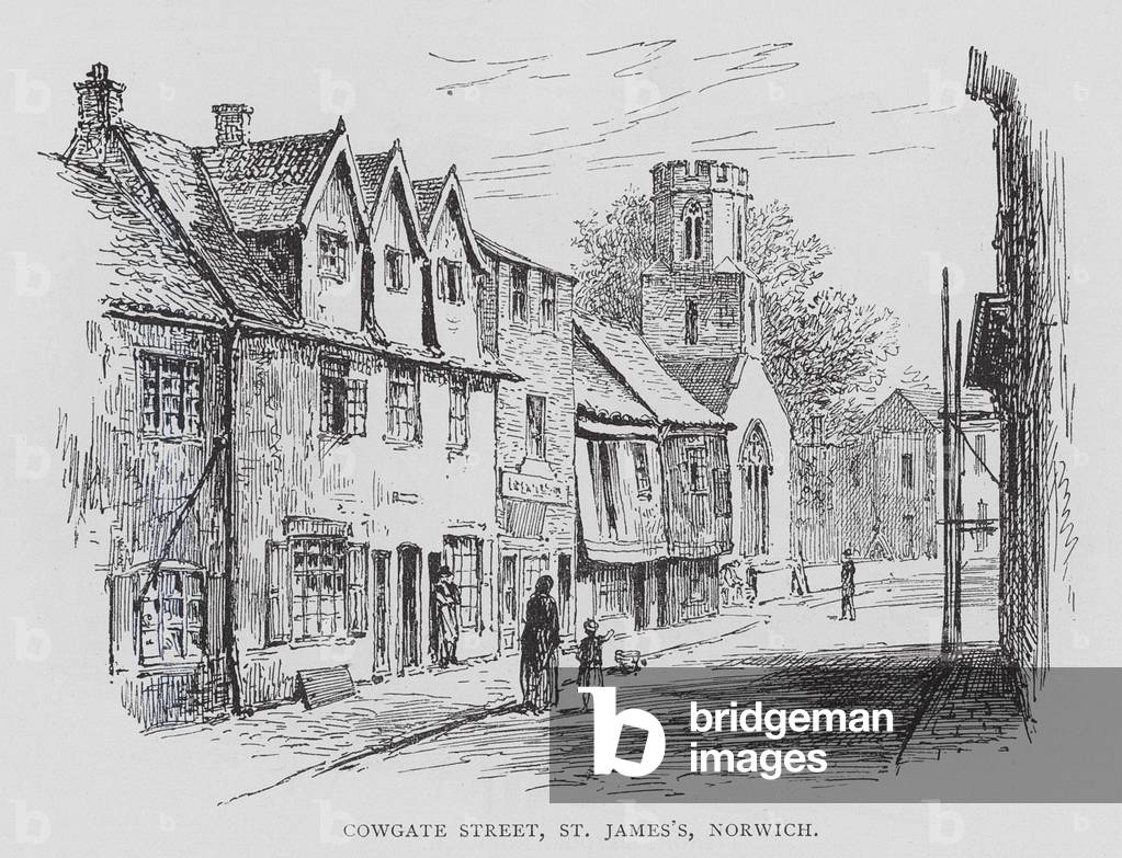 Immagine di Incisione "Cowgate Street" di English School